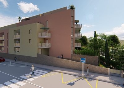 BATICONFORM - Perspective Nord Ouest - Projet NYONS